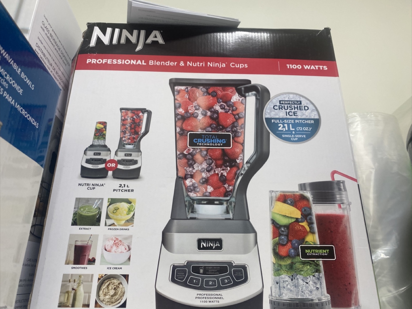Ninja Professional Blender & Nutri Ninja Cups