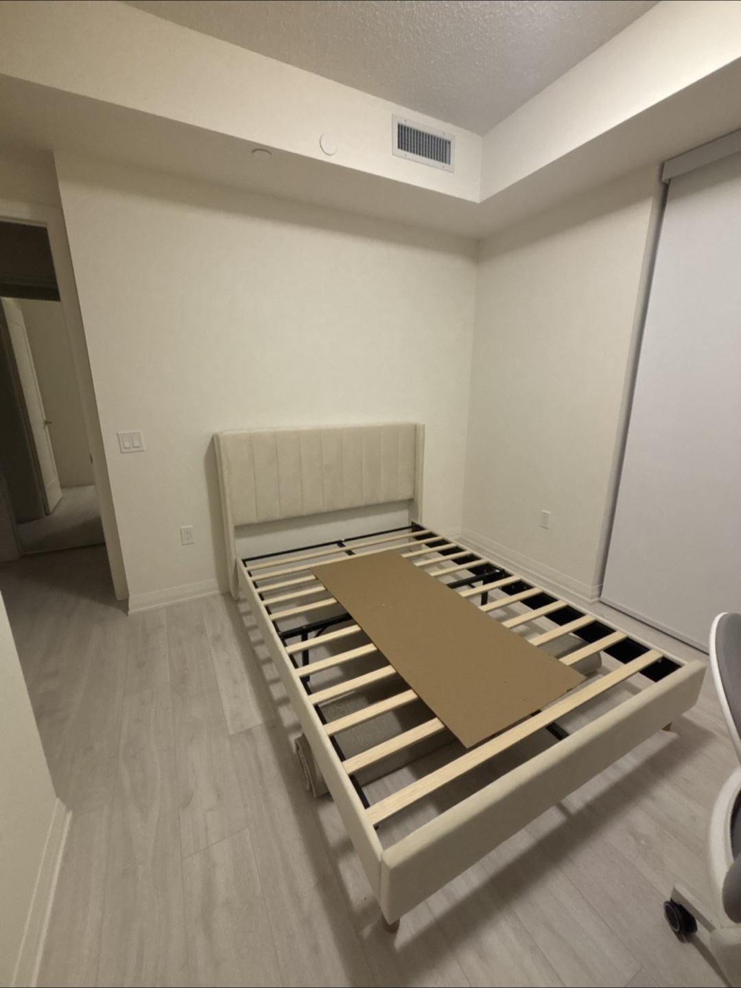 Must go - New Full bed frame with headboard-not even used once