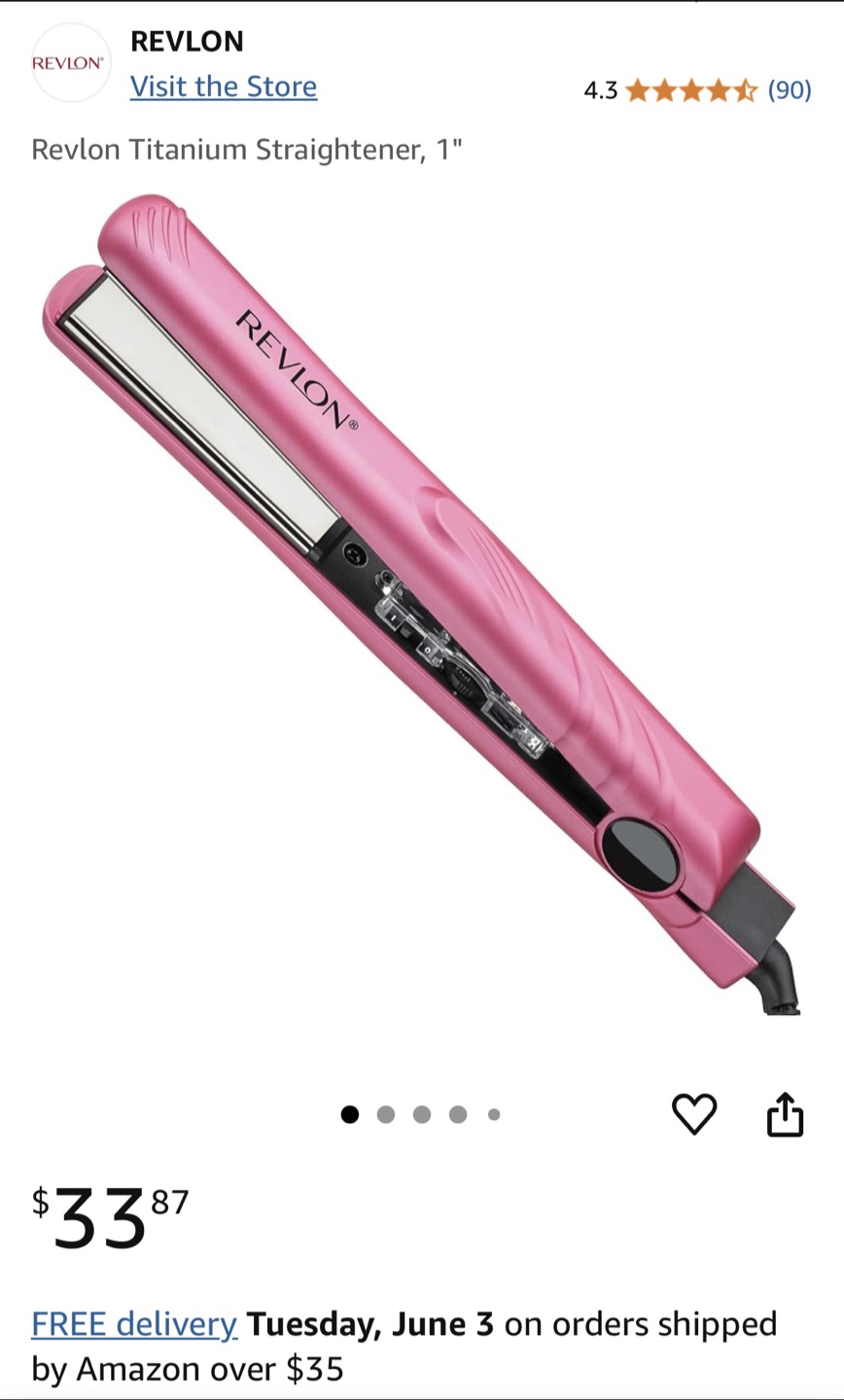 Revlon Titanium Straightener - photo 3