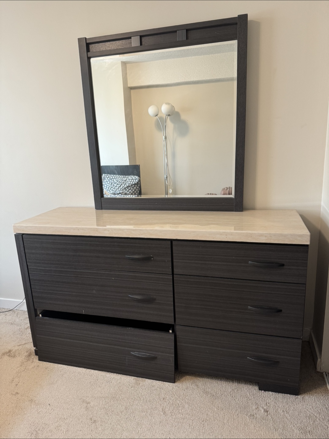 Dura-Tech Nightstand/Dresser with Mirror