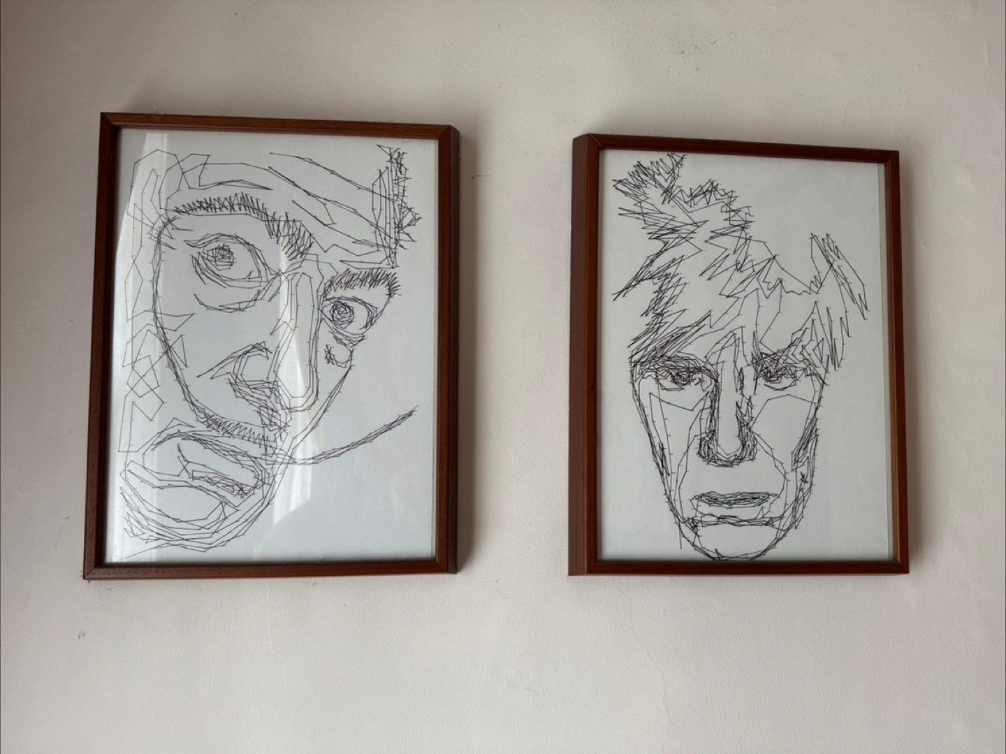 Framed Line Art Portrait