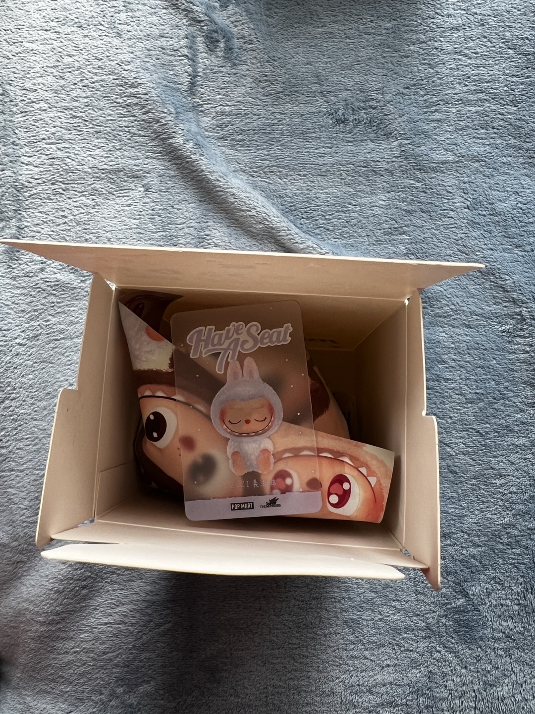 POP MART Labubu Have A Seat Plush Keychains