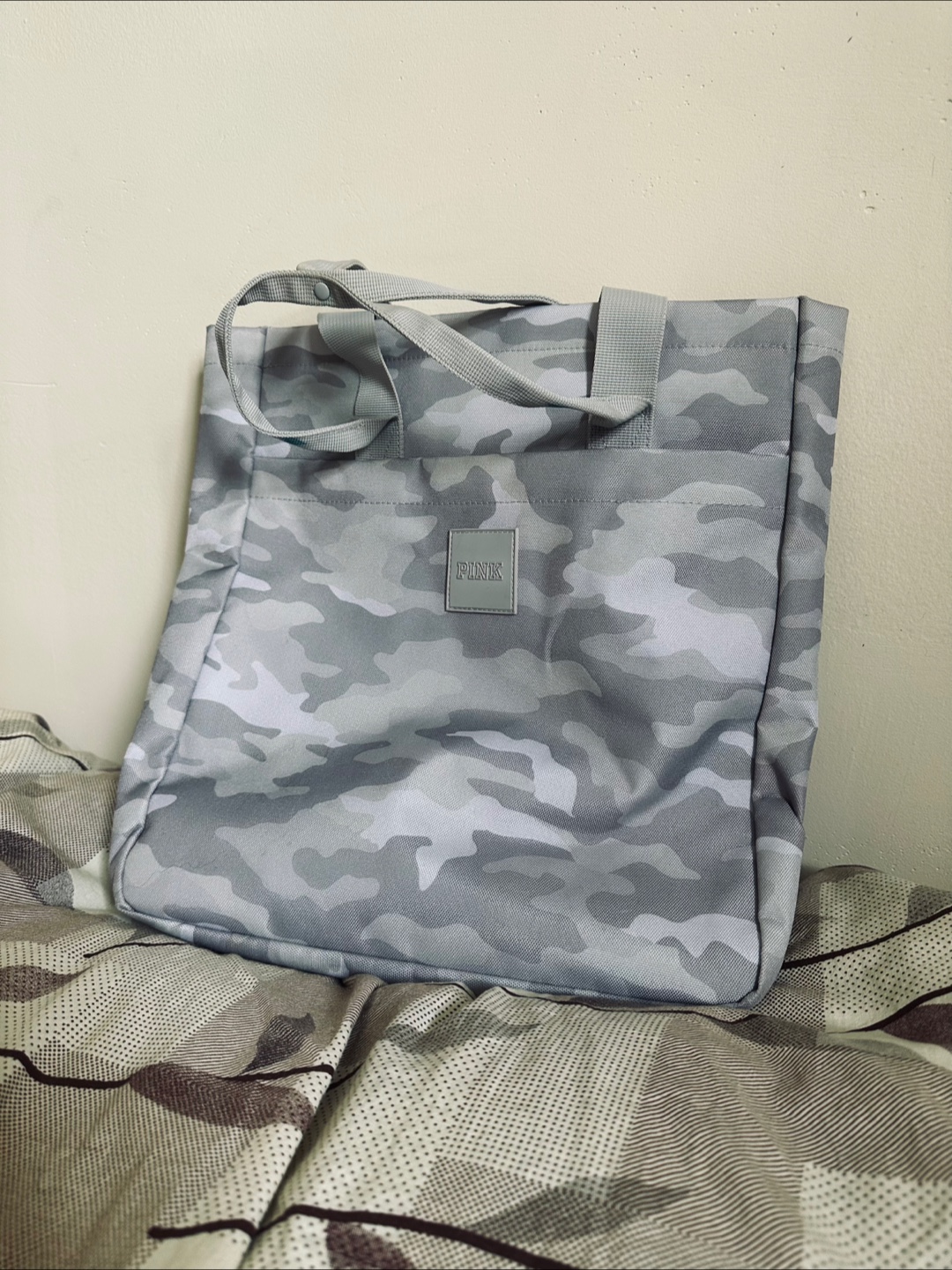 Pink Camo Tote Bag