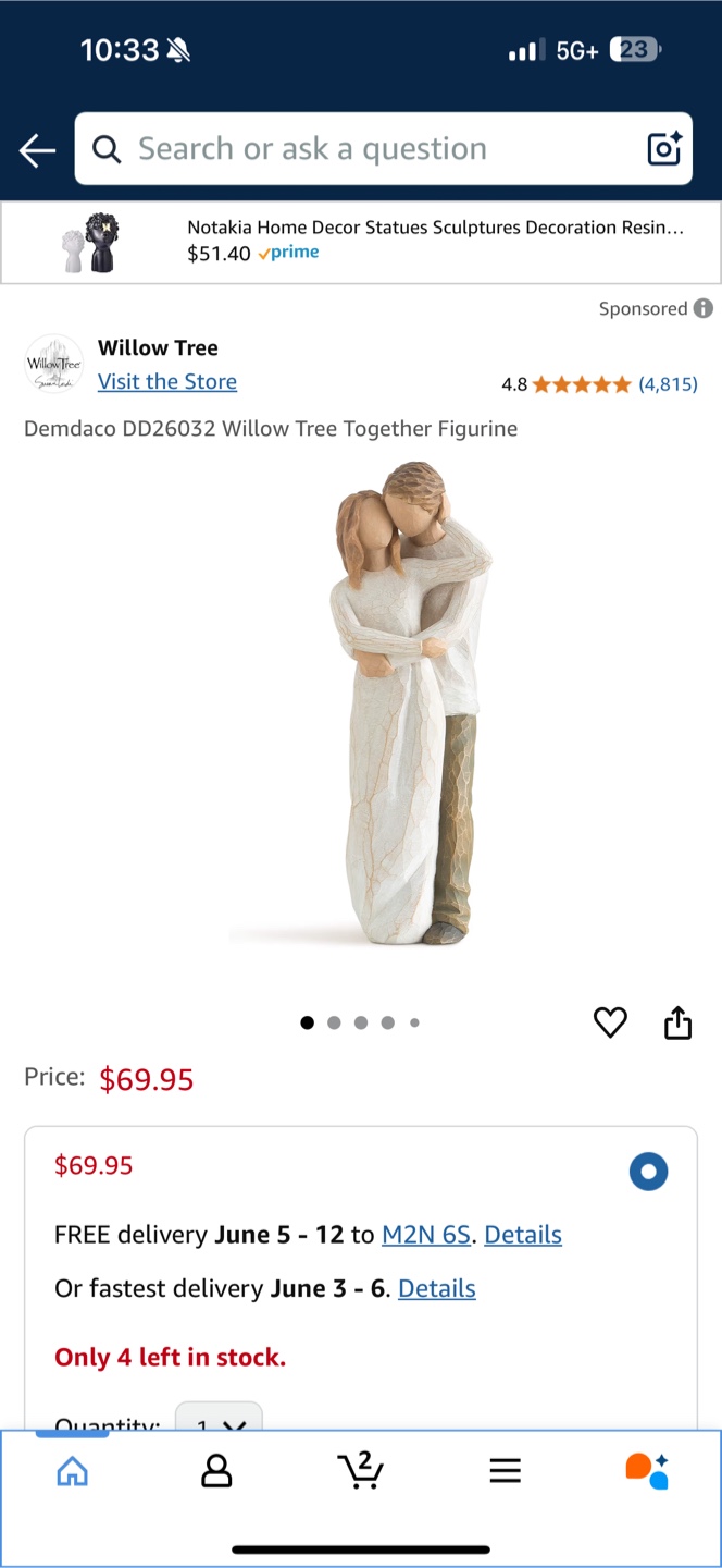 Willow Tree Together Figurine - photo 2