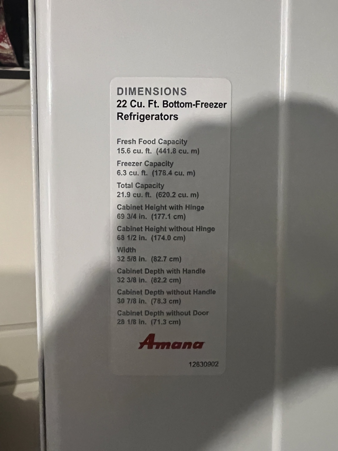 White Bottom Freezer Refrigerator - photo 3