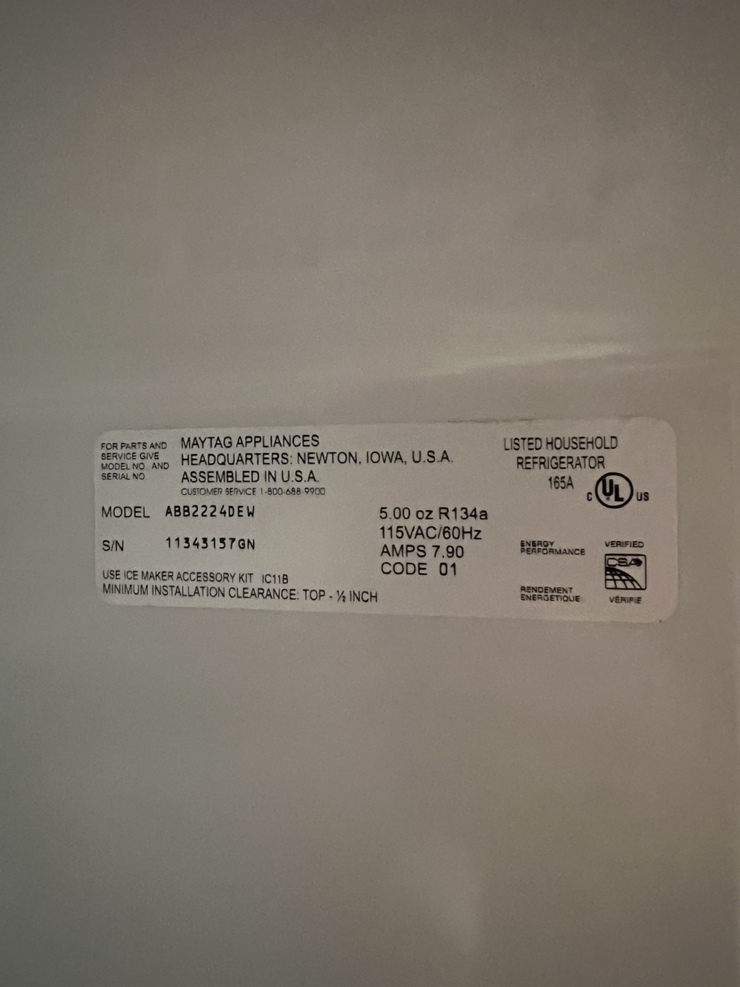 White Bottom Freezer Refrigerator - photo 4