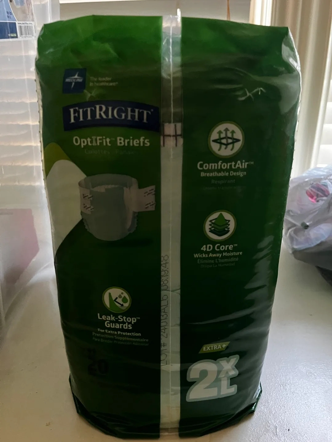 Disposable overnight briefs XL for women image indicator(3)