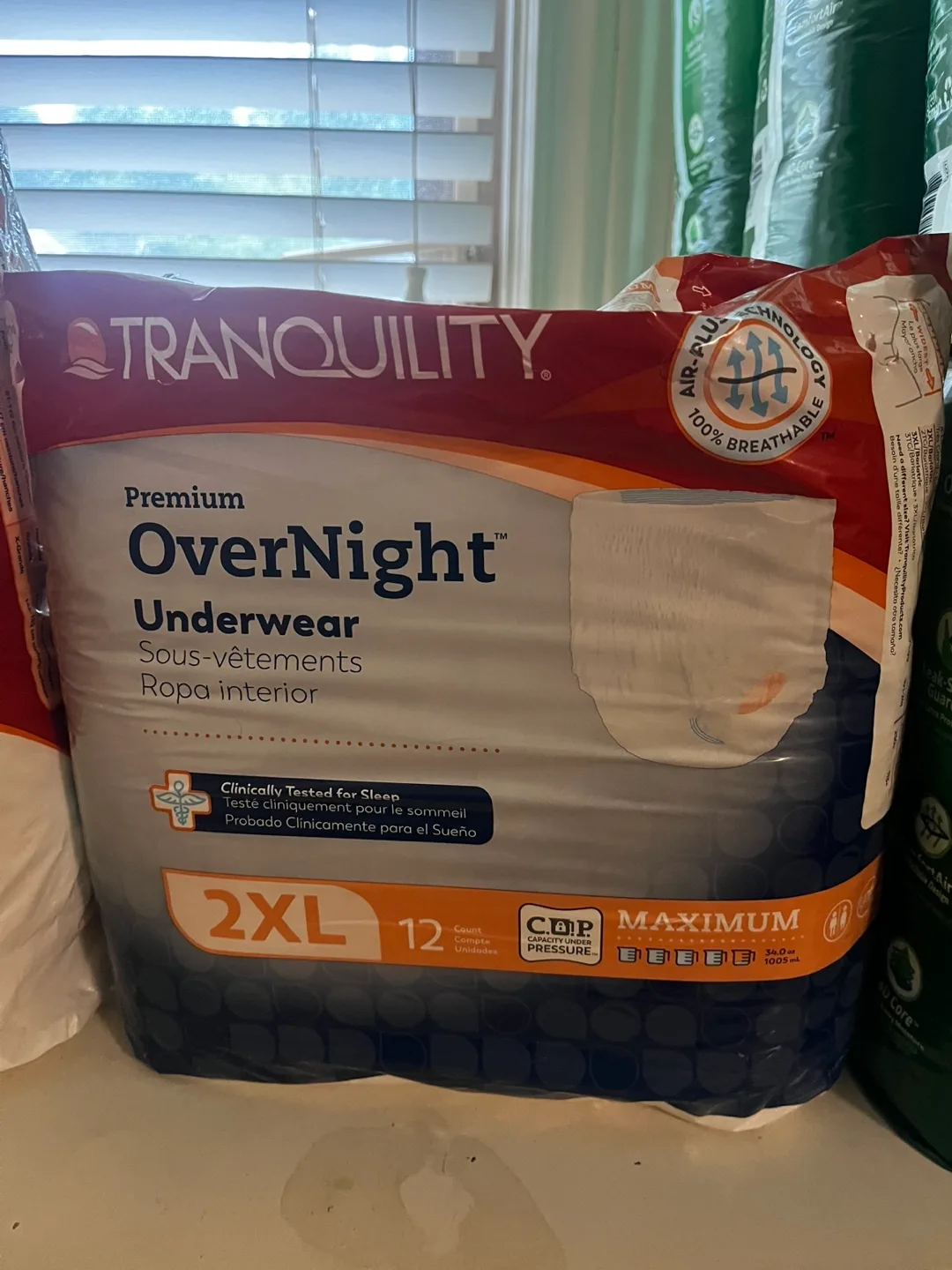 Disposable overnight briefs XL for women image indicator(5)