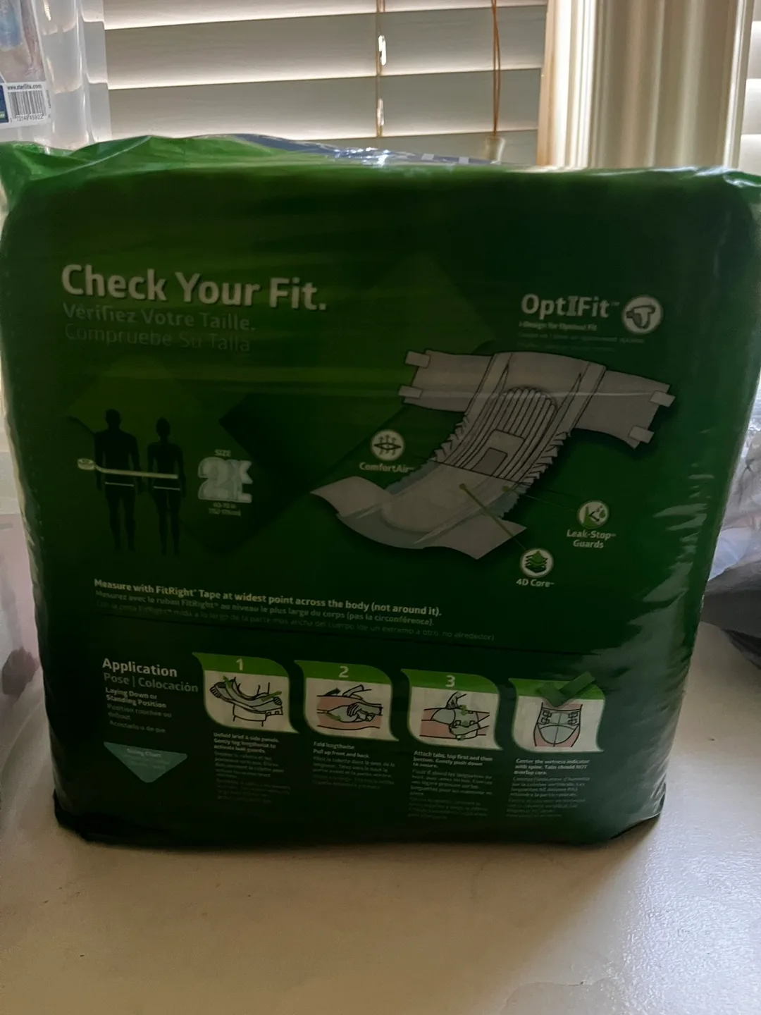 Disposable overnight briefs XL for women image indicator(2)