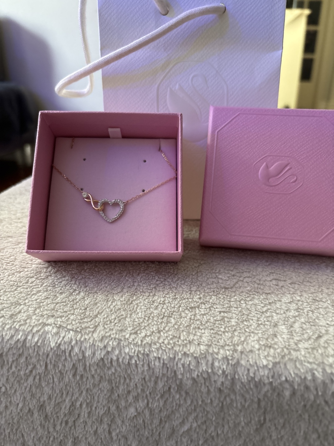 Necklace with Heart Pendant Swarovski
