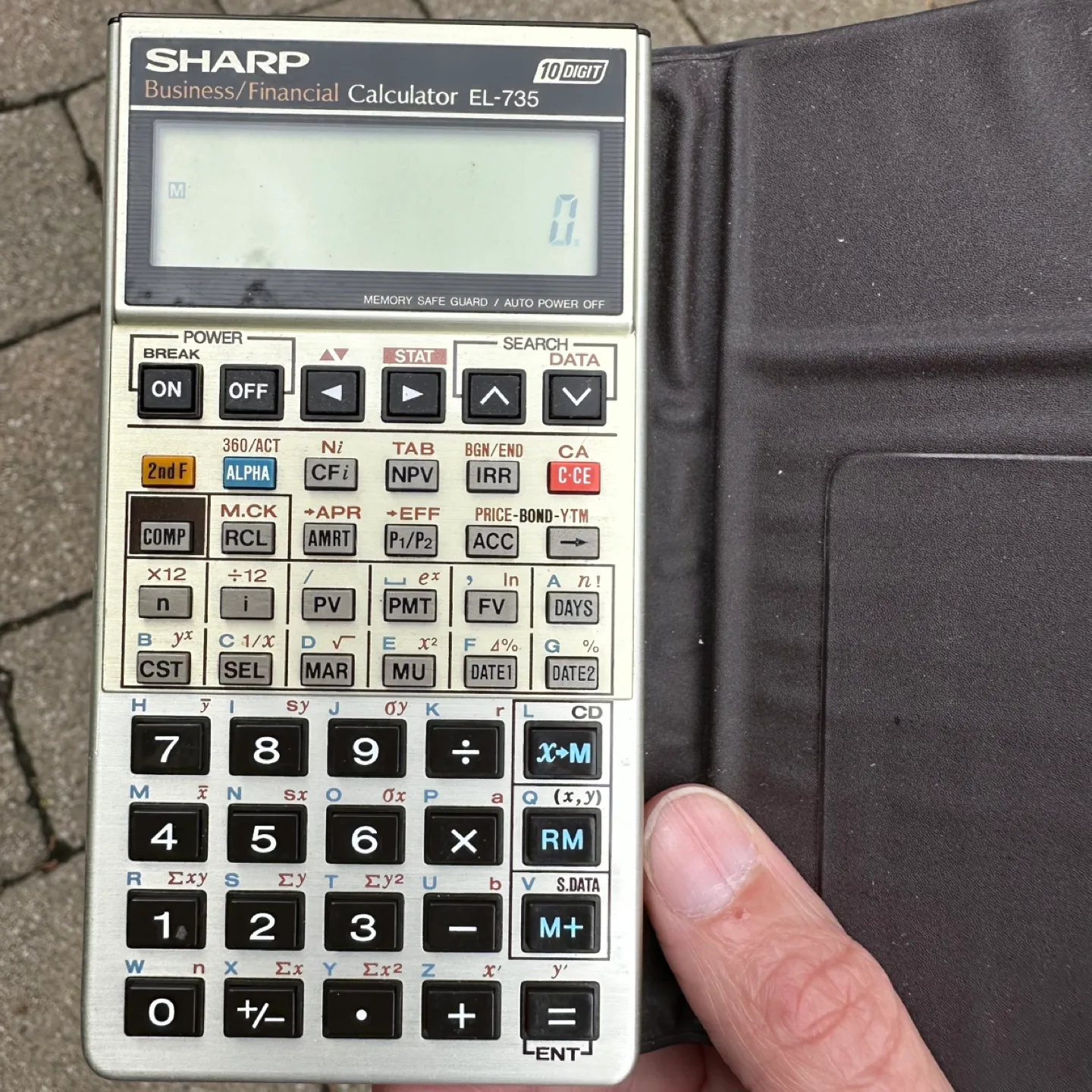 Sharp Pocket Financial Handheld 10 - Digit Calculator EL-735 thumbnail