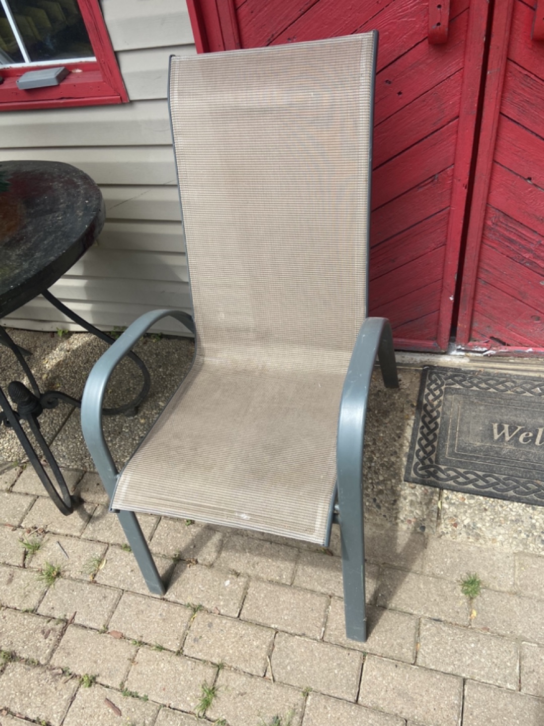 Iron table with lounge chairs and pads - photo 2