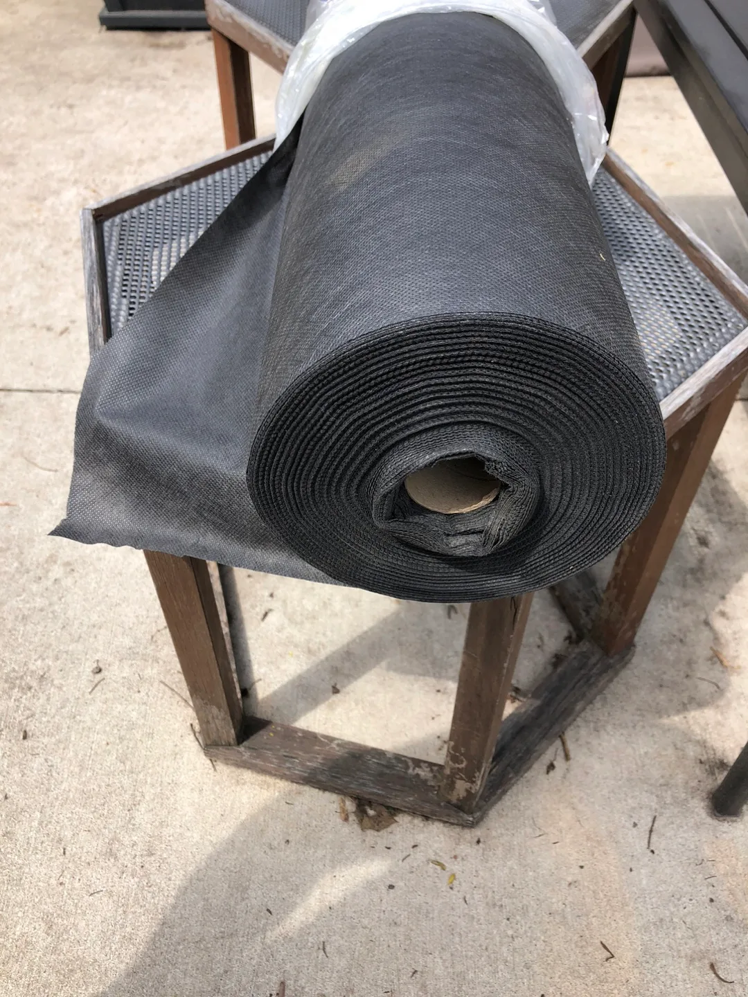 Black Landscape Fabric Roll