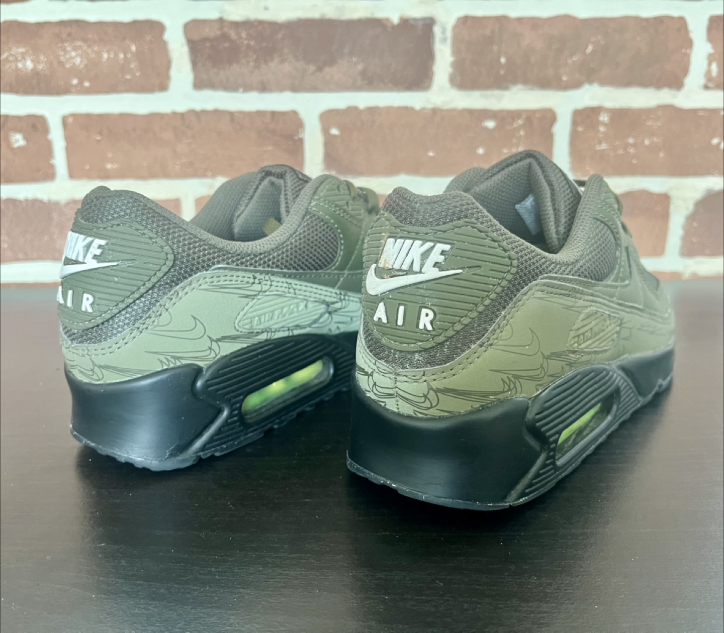 Nike Air Max 90 “Olive Black Reflective” - size 8.5 - photo 2