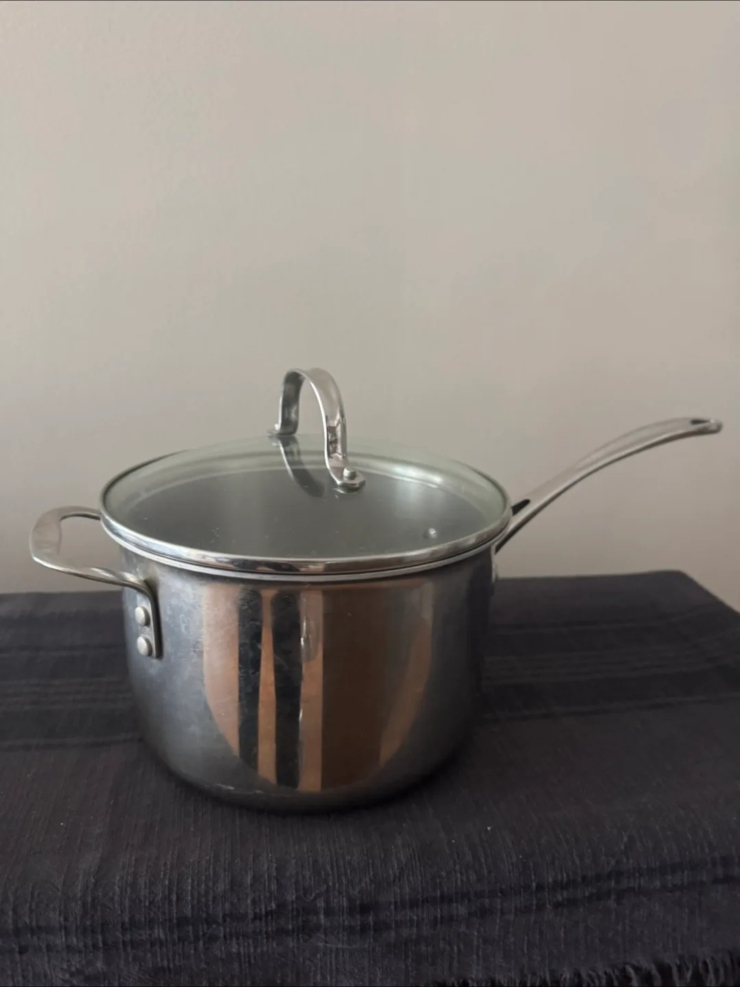 Calphalon 4.5 qt pot with lid thumbnail