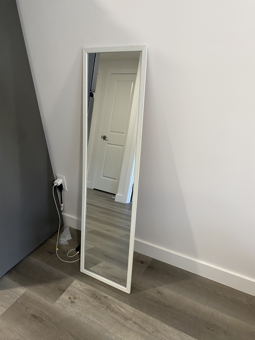 Full Length Mirror - White Frame