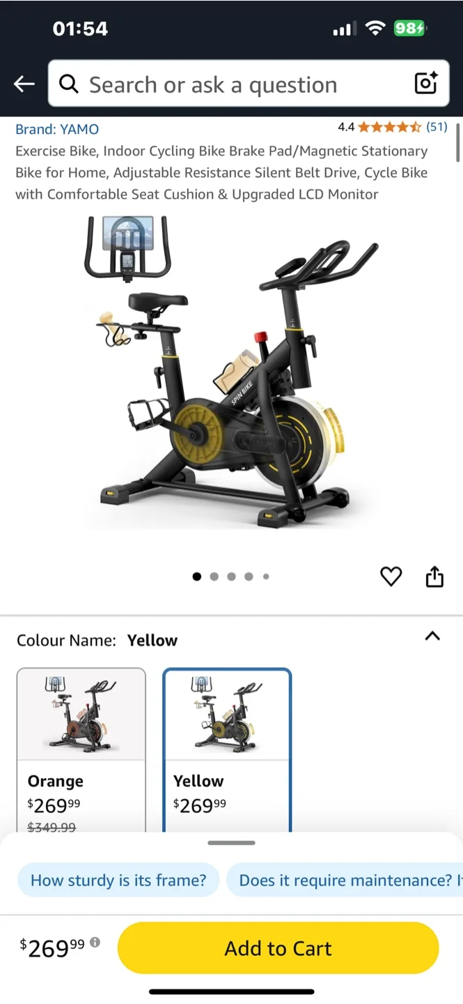 Exercise Bike, Indoor Cycling Bike Brake Pad image indicator(10)