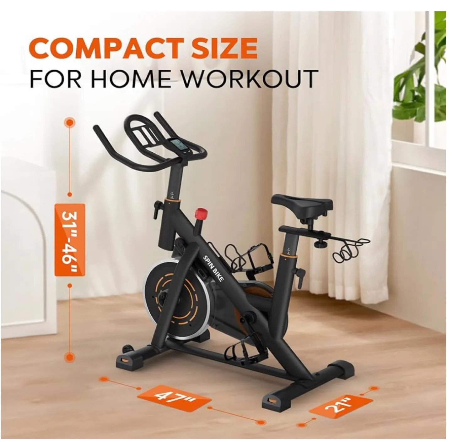 Exercise Bike, Indoor Cycling Bike Brake Pad image indicator(9)