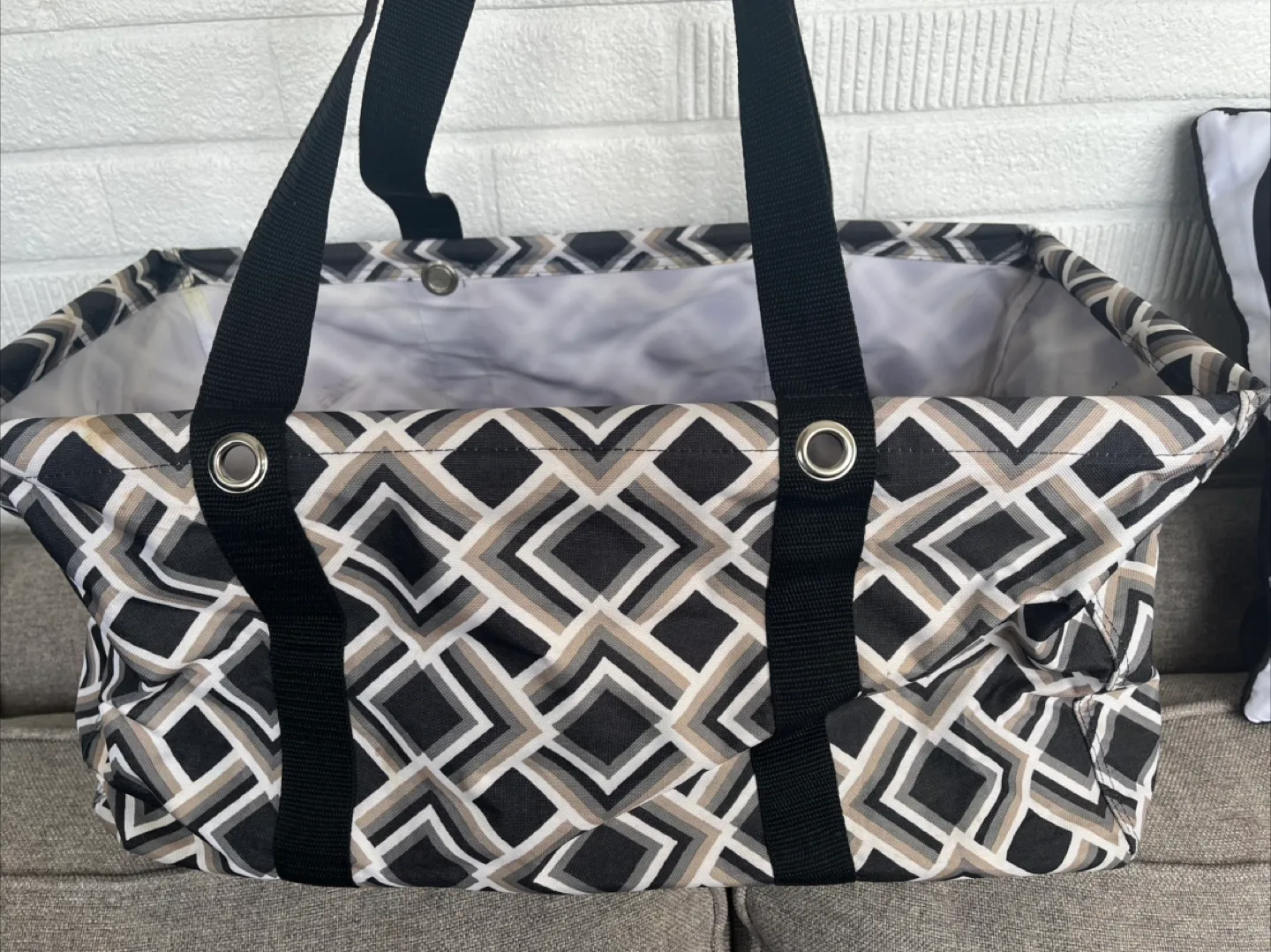 Geometric Pattern Tote Bag
