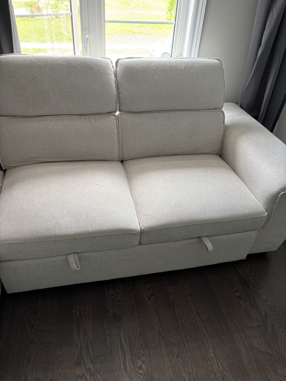 Sectional sofa bed with storage - photo 3