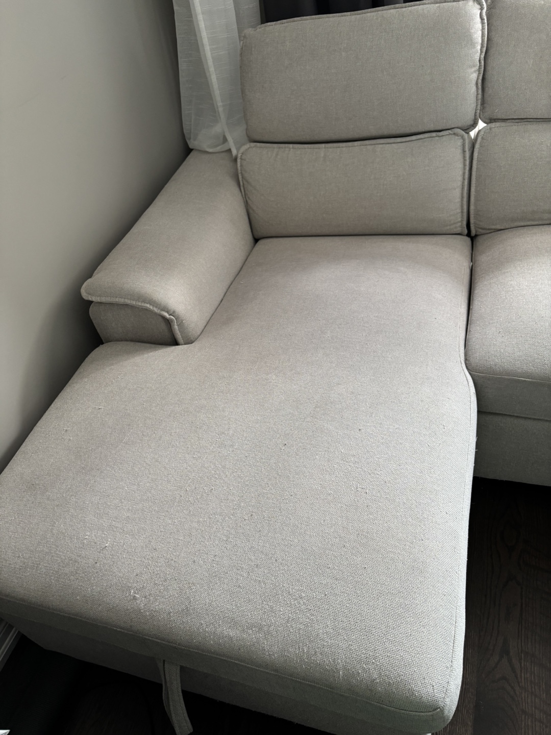 Sectional sofa bed with storage - photo 4