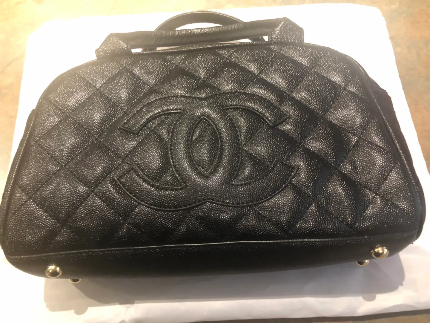 Black Quilted Handbag thumbnail