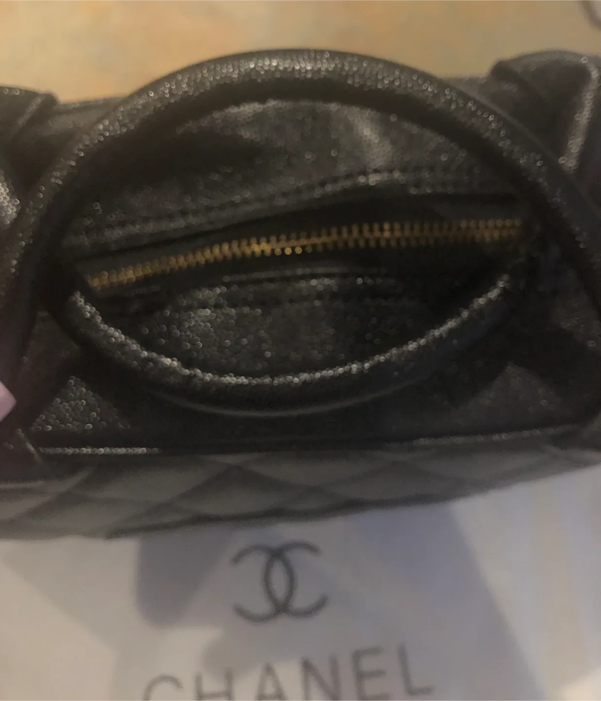 Black Quilted Handbag image indicator(8)