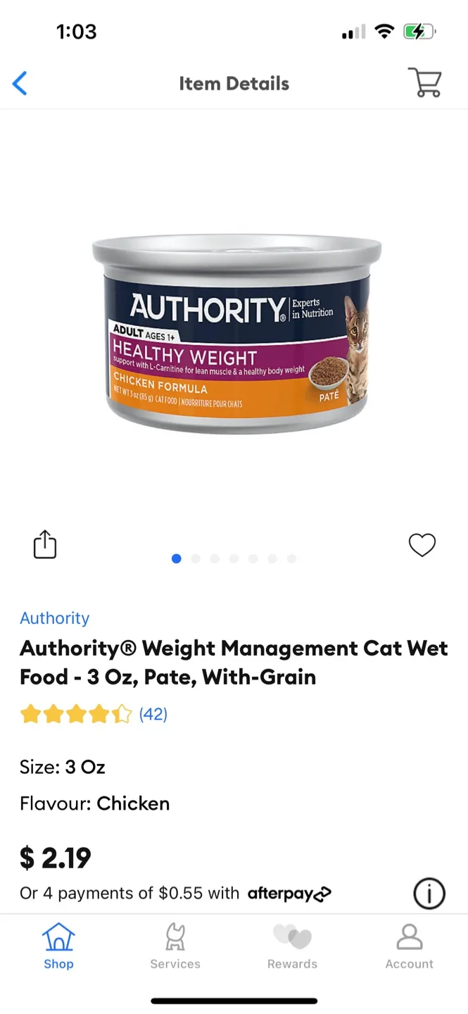 Authority wet cat food (12 cans) image indicator(2)