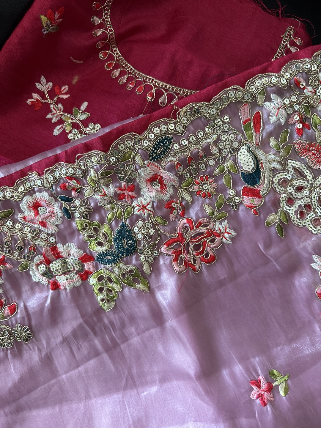 Embroidered Saree - photo 3