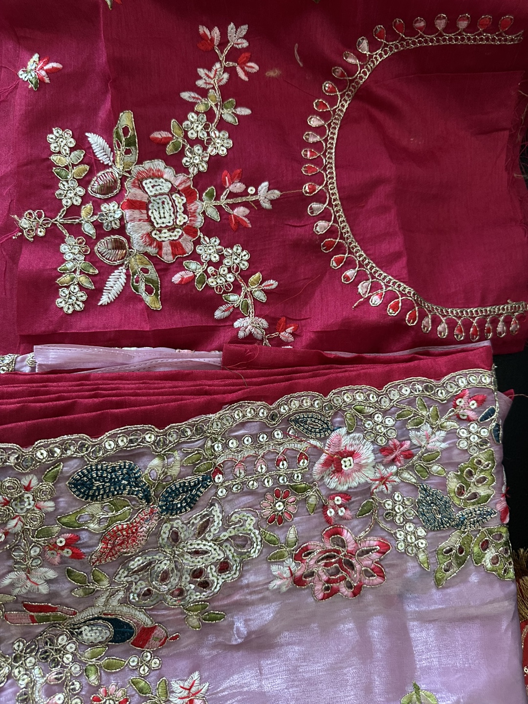 Embroidered Saree