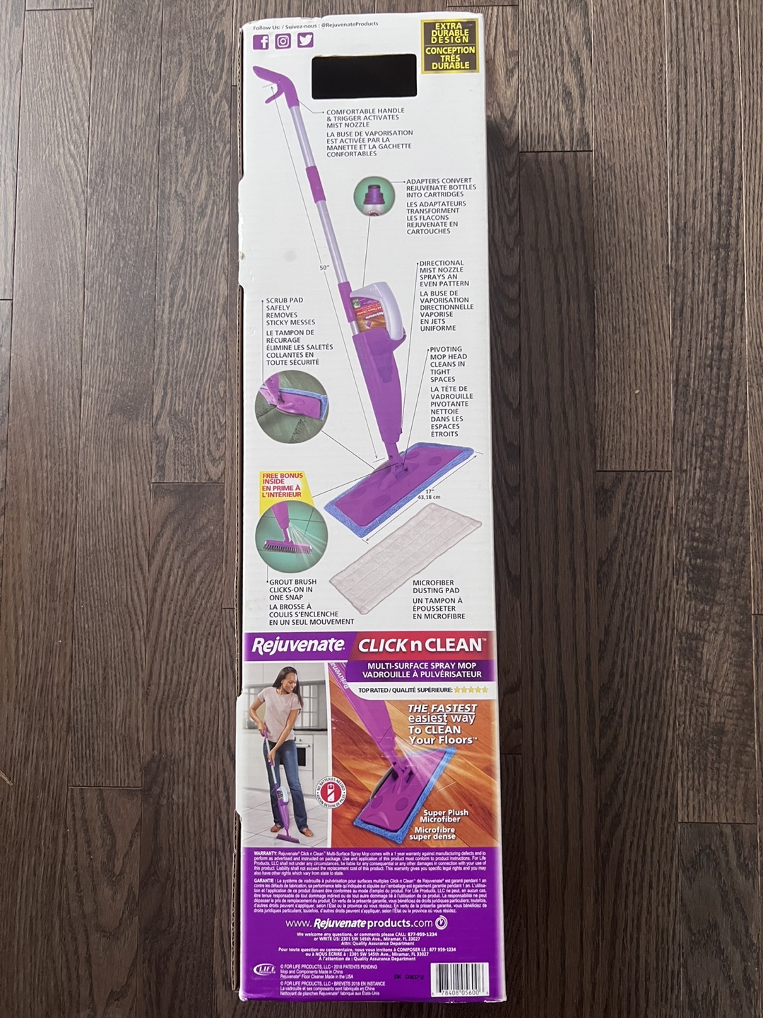 Rejuvenate Click n Clean Multi-Surface Spray Mop - photo 3