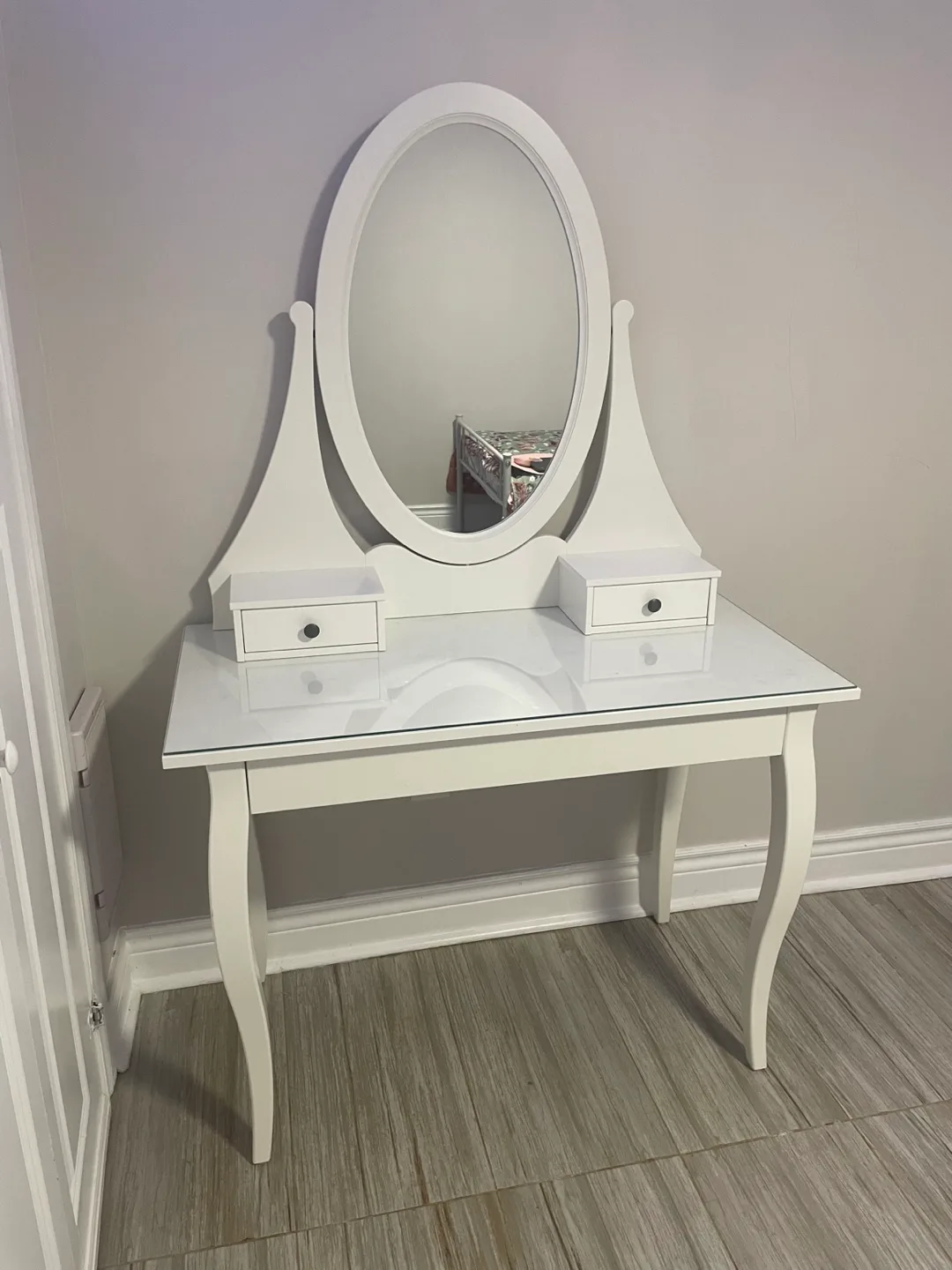IKEA HEMNES Dressing Table with Mirror thumbnail