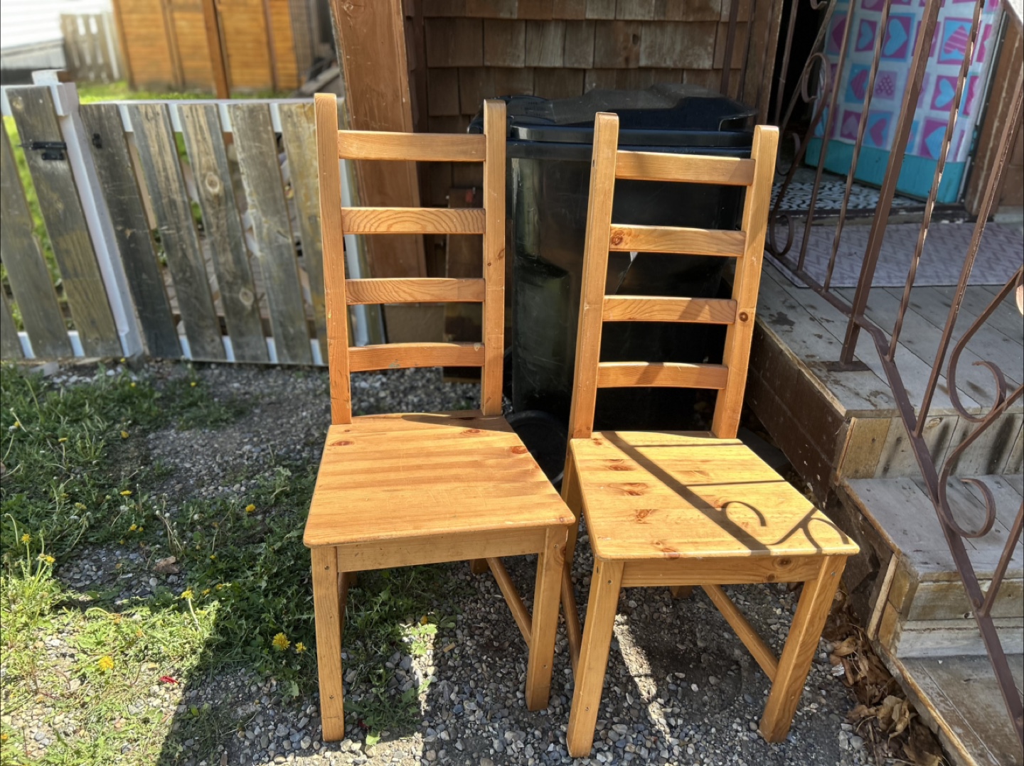 Wooden Table and Chairs - photo 3