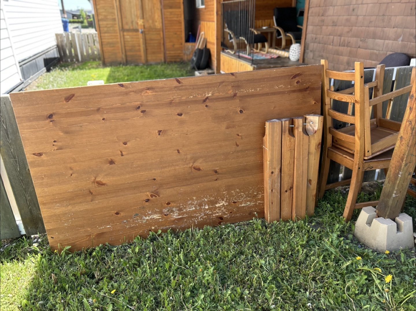 Wooden Table and Chairs - photo 4