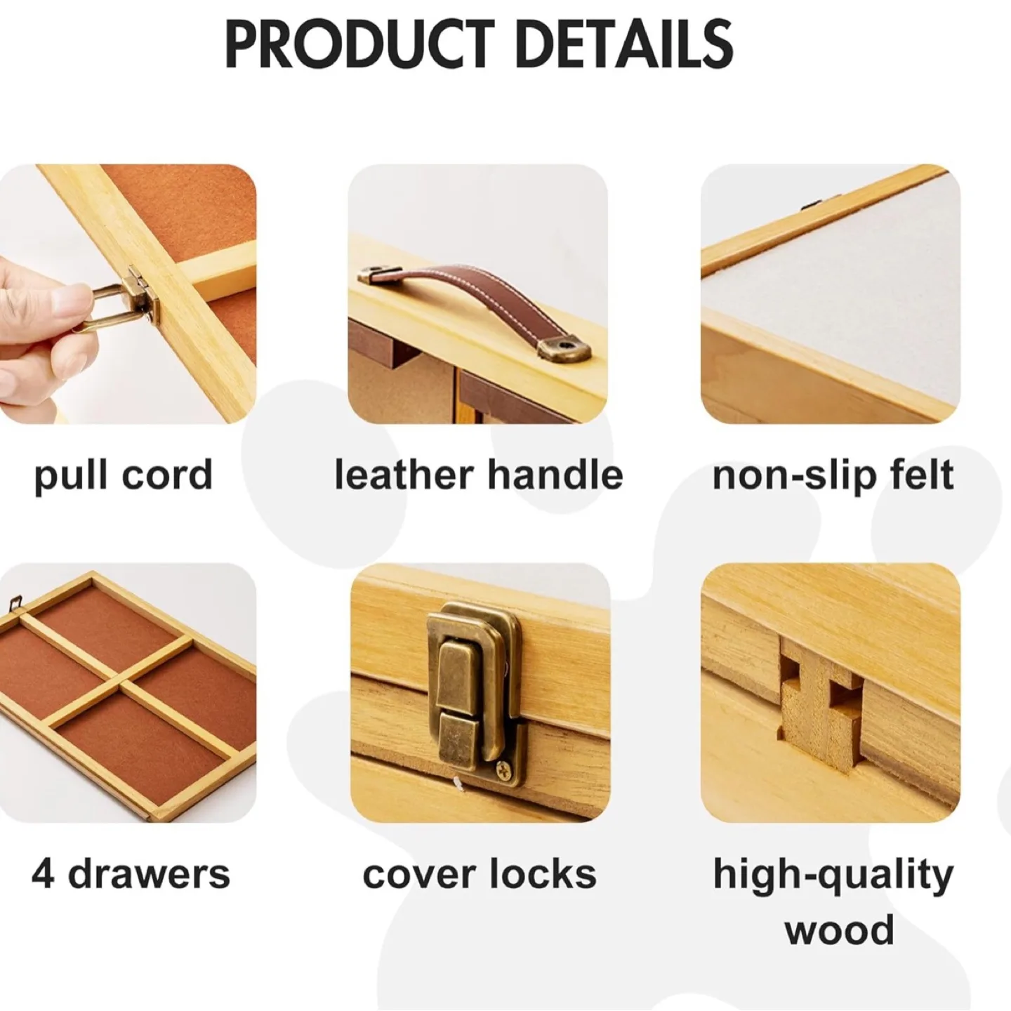 ROBUD 1500-Piece Puzzle Board, Wooden Puzzle Table with Cover image indicator(2)