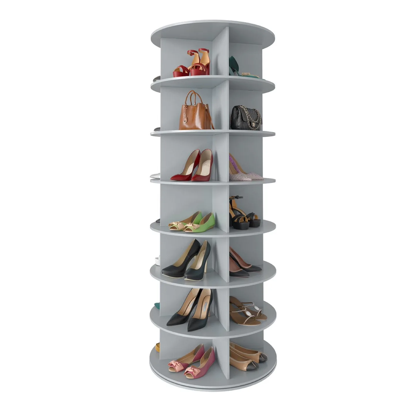 New SpaceAid 7 Tier Rotating Shoe Rack Tower thumbnail
