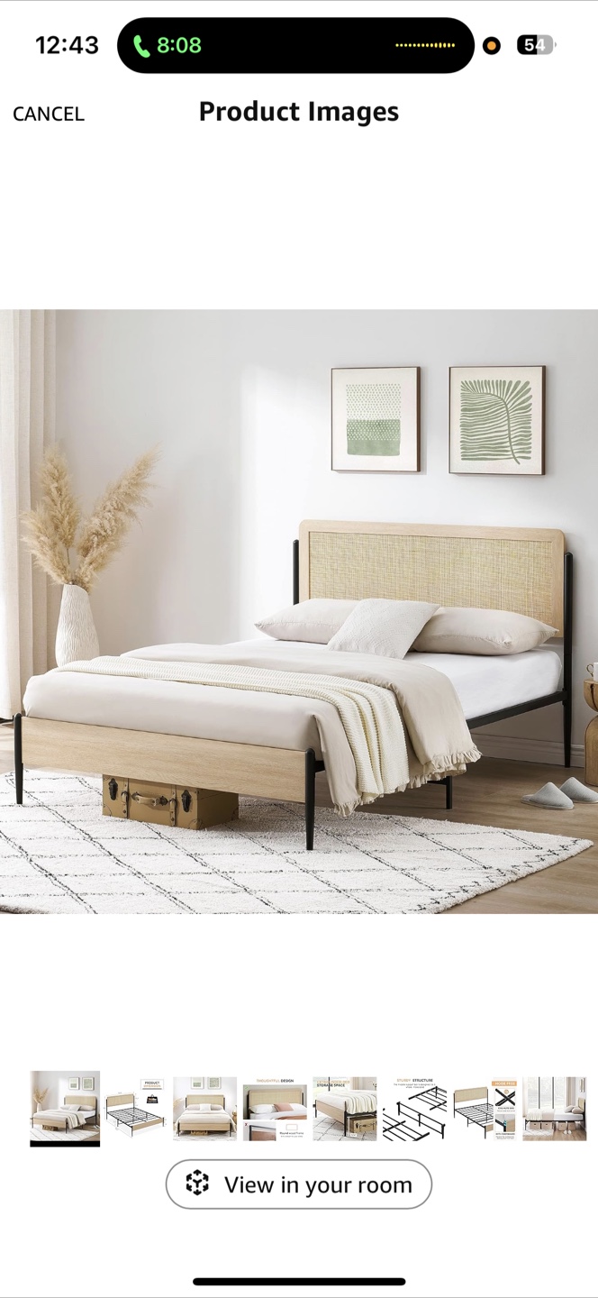 Full Rattan Bed Frame - photo 2