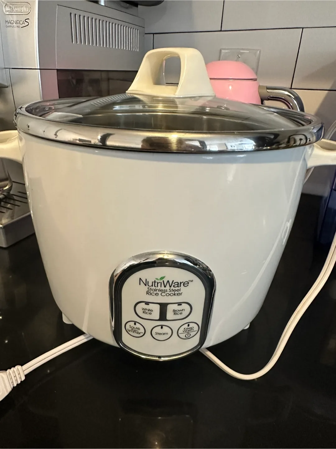Rice cooker with paddle thumbnail