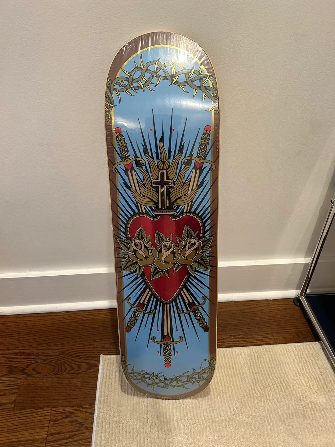 BRAND NEW! Sacred Heart Skateboard Deck thumbnail
