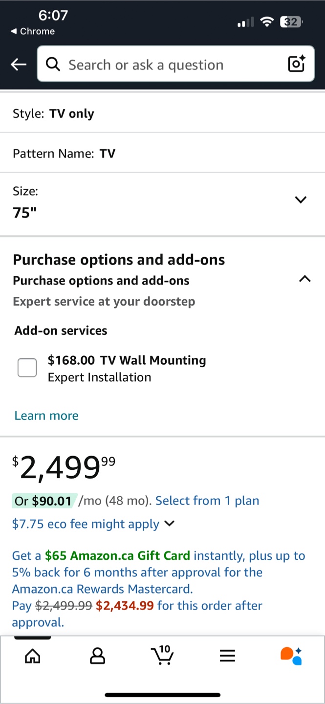 Samsung 75" UHD TV - photo 2