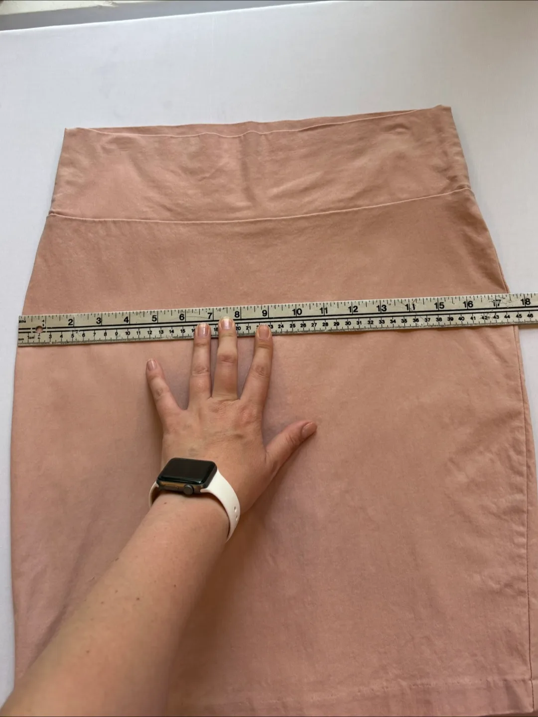 Lily Morgan Stretchy Pencil Skirt Walking Slit Womens Sz L image indicator(6)