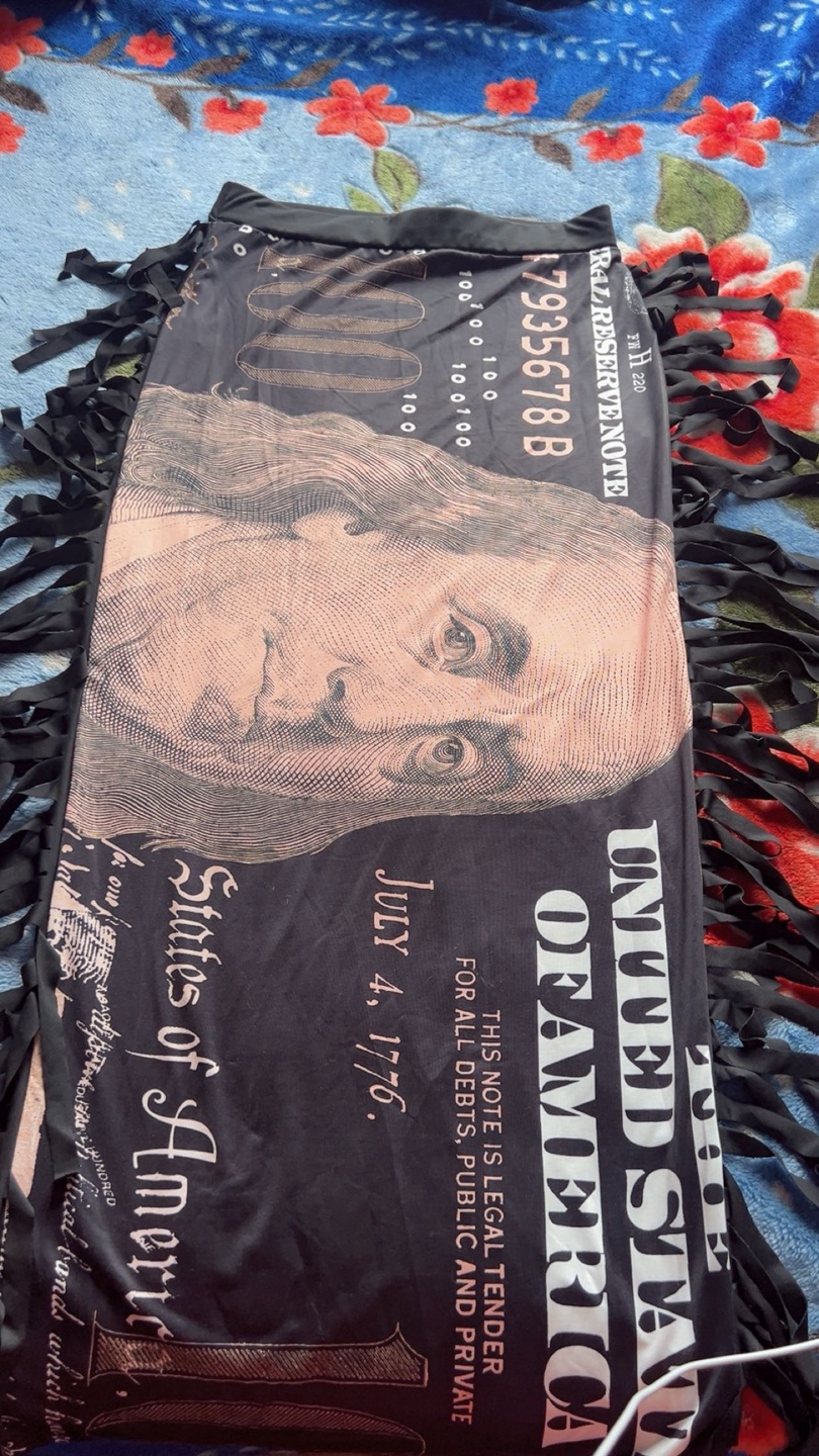 Shein Dollar Bill Skirt