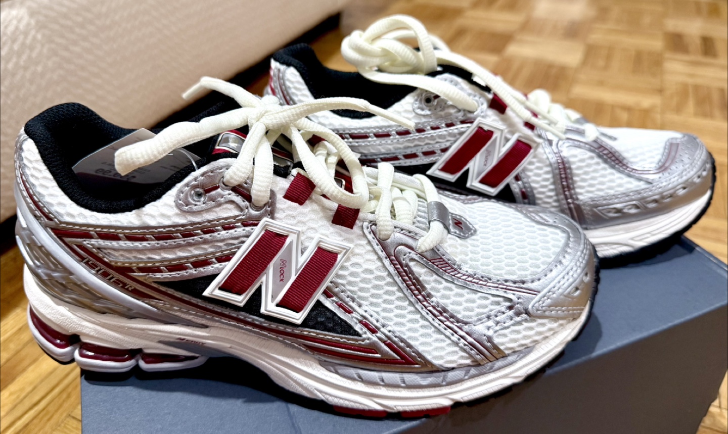 New Balance 1906R - White/Silver/Burgundy- BRAND NEW - photo 3