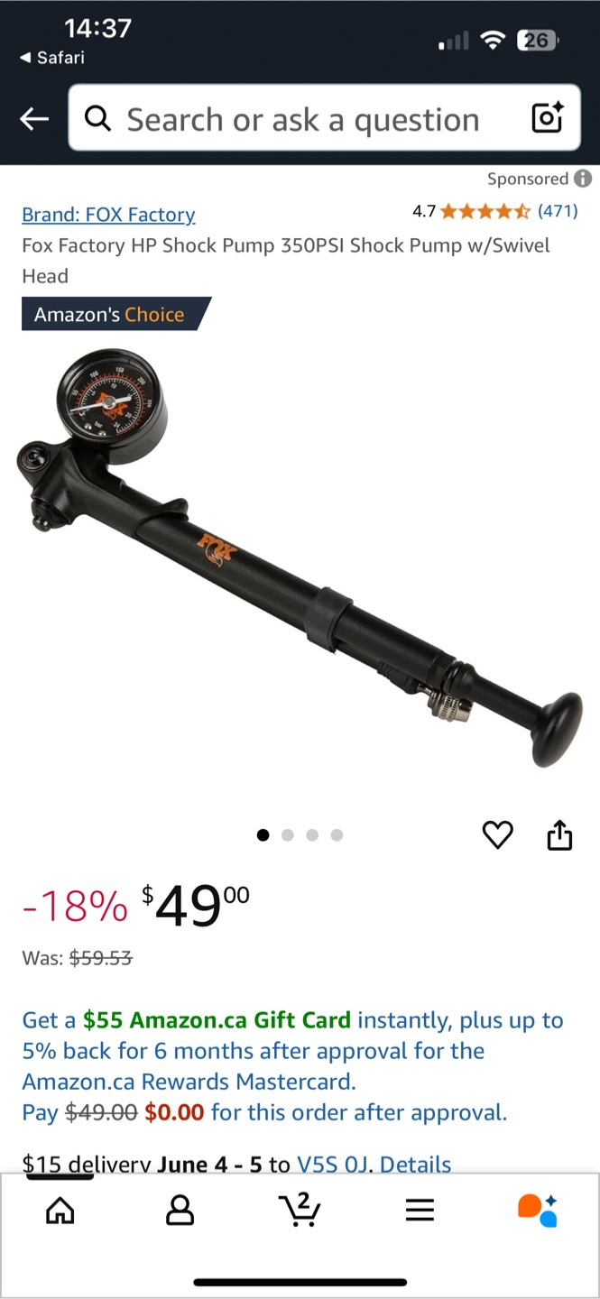 FOX HP Shock Pump - photo 2