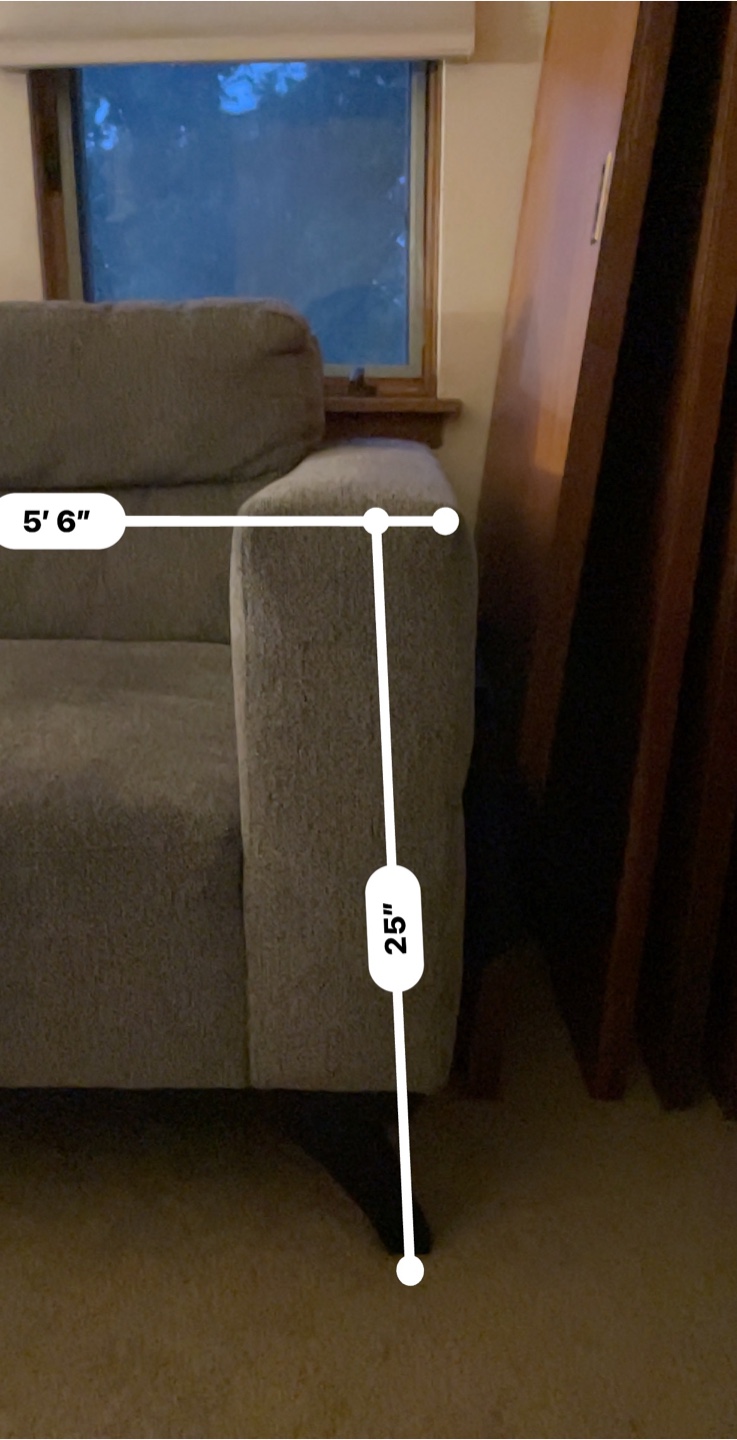 Grey Upholstered Sofa set - photo 2
