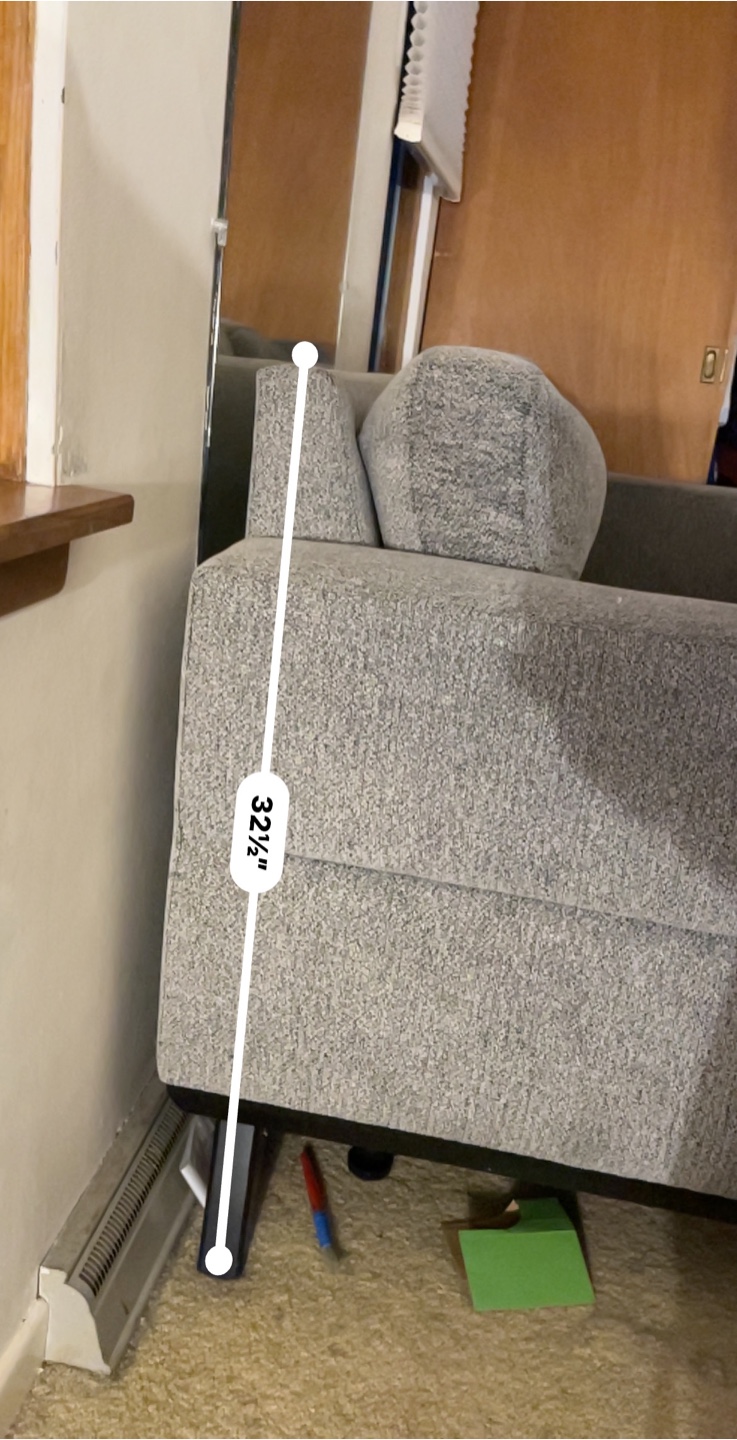 Grey Upholstered Sofa set - photo 3