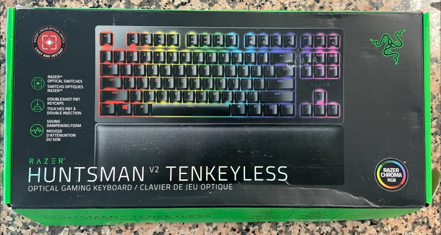 Razer Huntsman V2 Tenkeyless Keyboard thumbnail