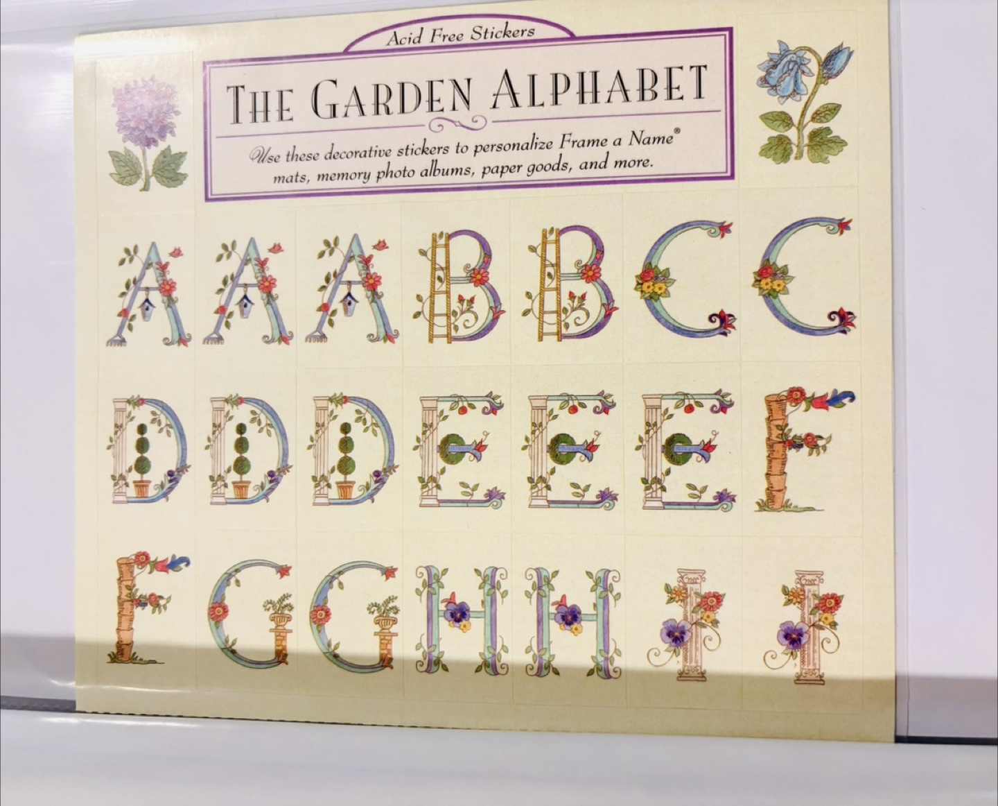 Frame a Name Scrapbook with Alphabet Stickers - photo 3
