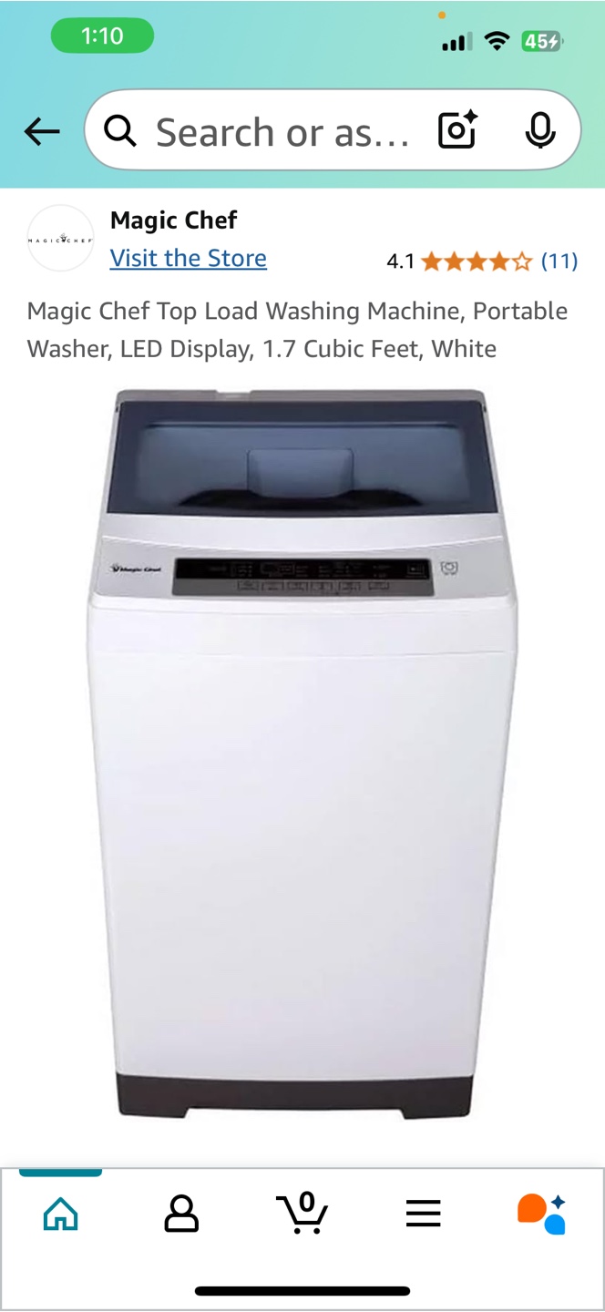 Magic Chef Portable Washing Machine