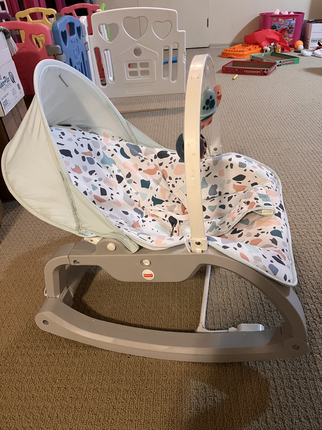Fisher Price Baby bouncer with canopy - photo 3